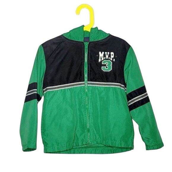 Bungle Boy Green Zip Up Jacket Size 5/6 - Picture 1 of 6